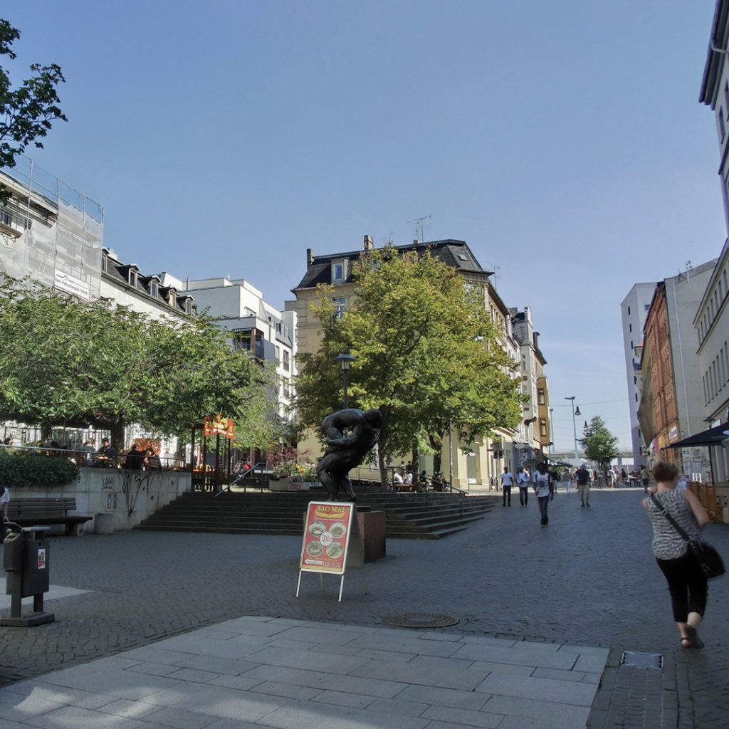 Obere Leipziger Straße in Halle.