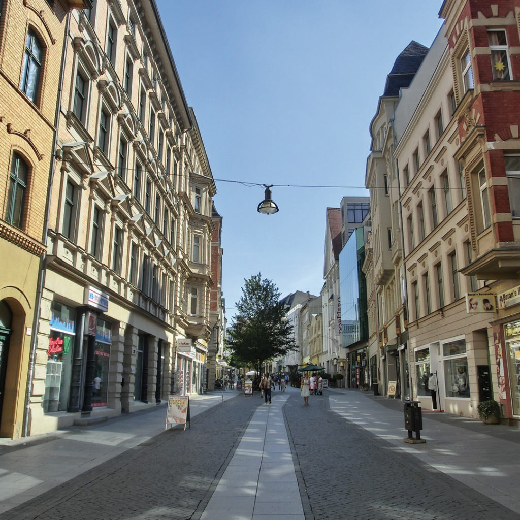 Obere Leipziger Straße in Halle.