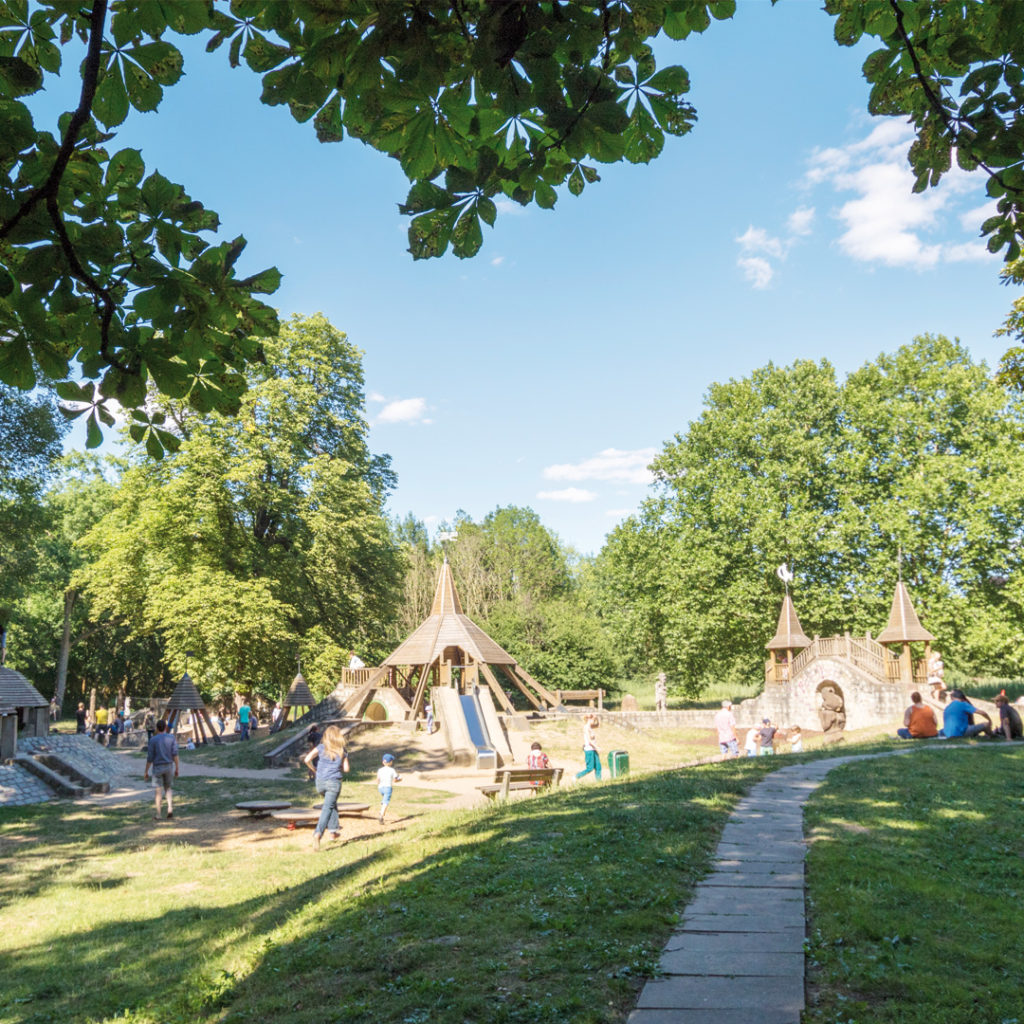 Der Baschkirische Spielplatz auf der Peißnitz