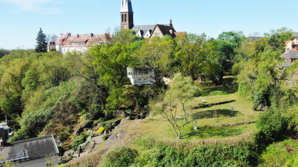 Der Felsengarten in Halle am Ochsenberg in Kröllwitz.