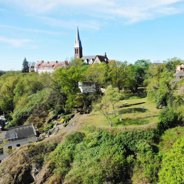 Der Felsengarten in Halle am Ochsenberg in Kröllwitz.