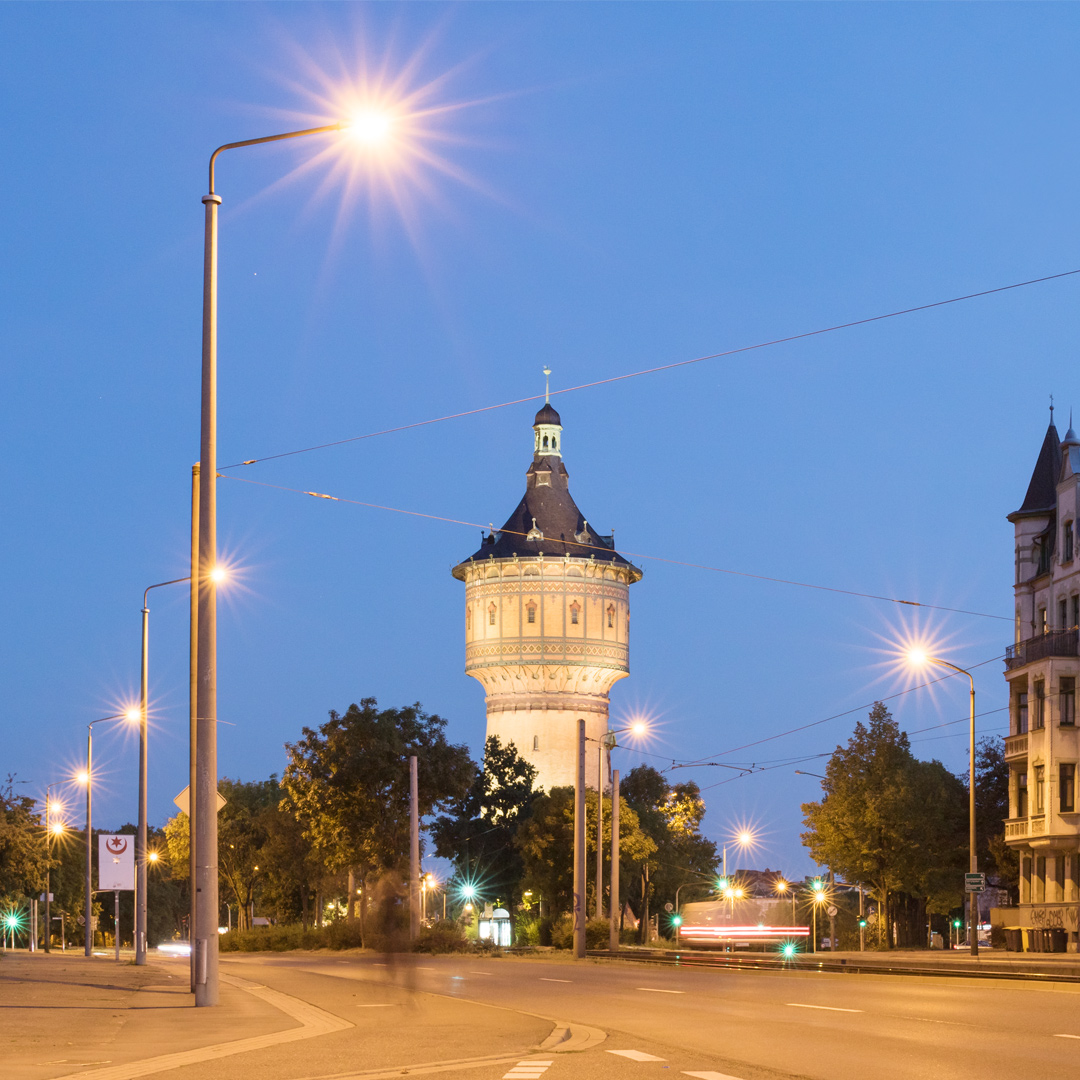 Der Wasserturm Nord am Roßplatz