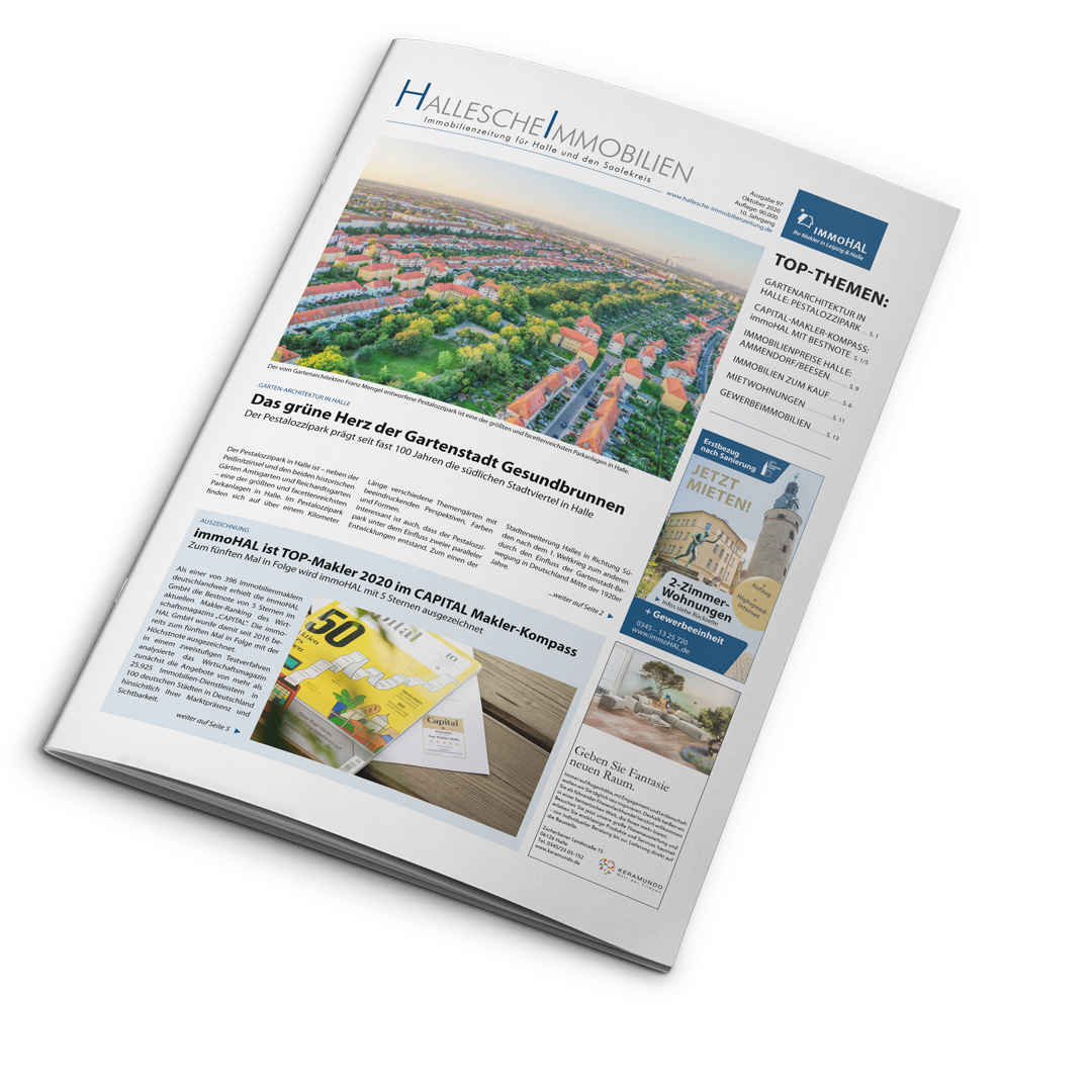 Hallesche Immobilienzeitung, Ausgabe Oktober 2020